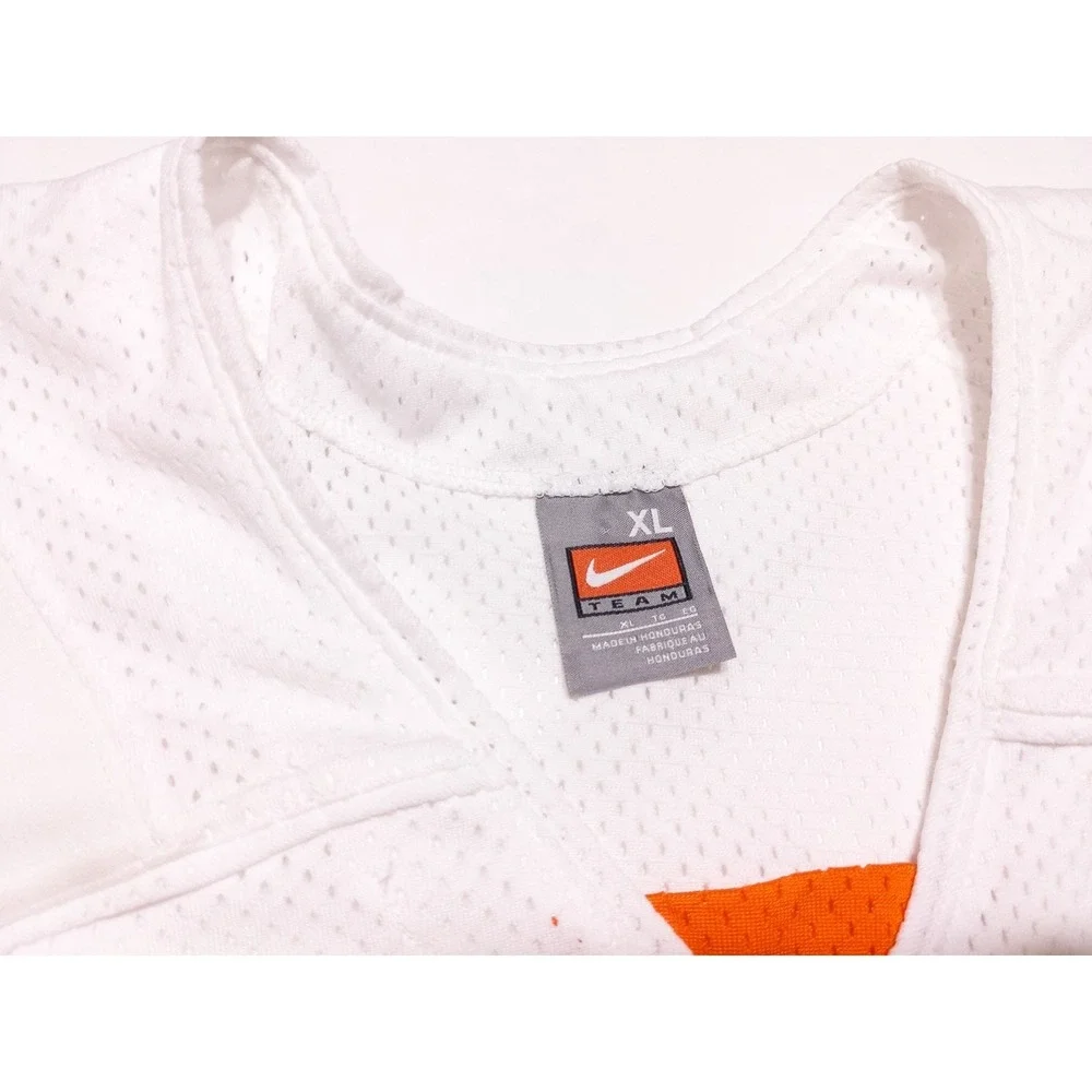 NIKE Amherst Tigers Lacrosse Jersey Central High School New York White‎ Men's XL